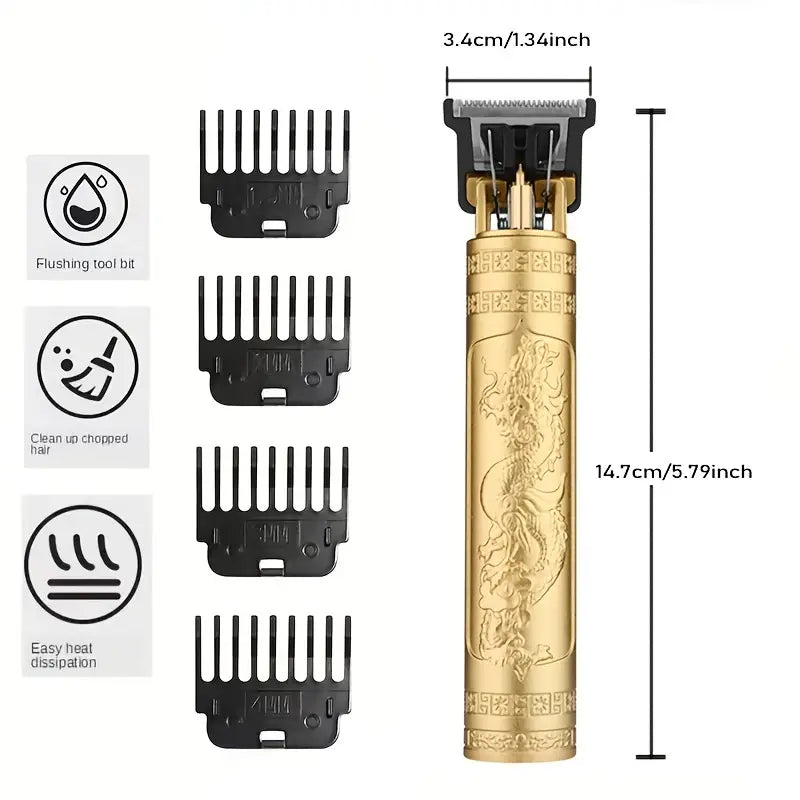 Mașină de Tuns cu Acumulator Incorporat: Perfectă pentru Par și Barba