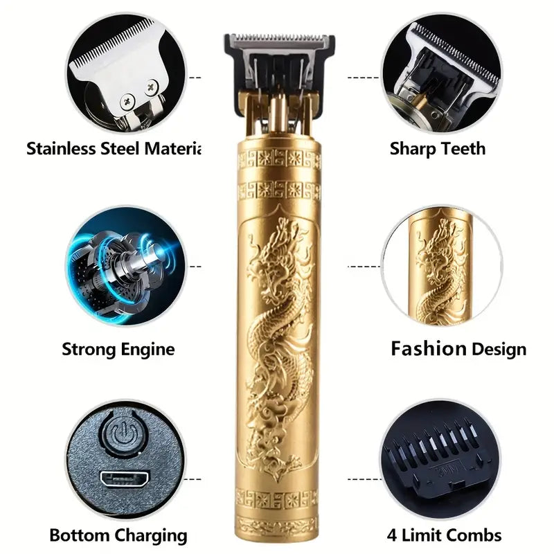 Mașină de Tuns cu Acumulator Incorporat: Perfectă pentru Par și Barba