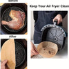 Set 100 buc: Hârtie Tip Tavă de Copt de Unică Folosință pentru Friteuză cu Aer Cald - Accesoriul Perfect pentru Gătit Fără Efort
