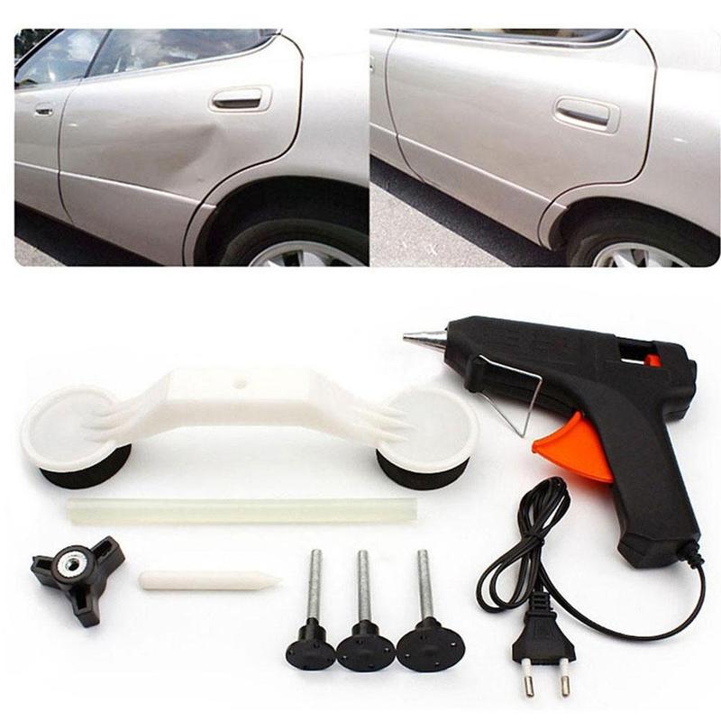 Set Reparație Caroserie, Tinichigerie Auto: Kit indreptare tabla, Kit Fibra, Spacluri, Tiple, și Coală Abrazivă Smirghel