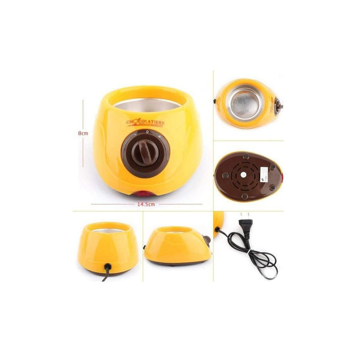 Aparat electric pentru topit ciocolata + Set Fondue - Chocolatiere