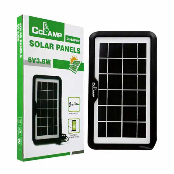 Acumulator cu incarcare solara, CCLAMP-638, Putere 3.8 W
