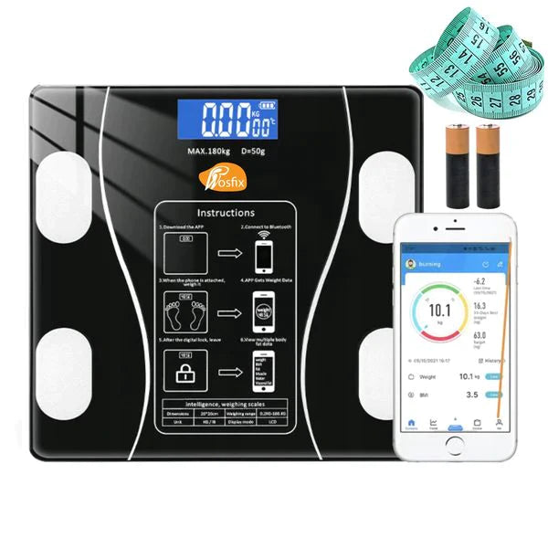 Cantar Inteligent Smart și Termometrul Integrat: Conexiune Bluetooth și Aplicație de Diagnostic Corporal cu Calcul BMI