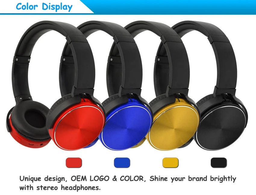 Casti Over-Ear Wireless Bluetooth 5.0 Mini-13 Stereo, Suport Card, Bass - Auros
