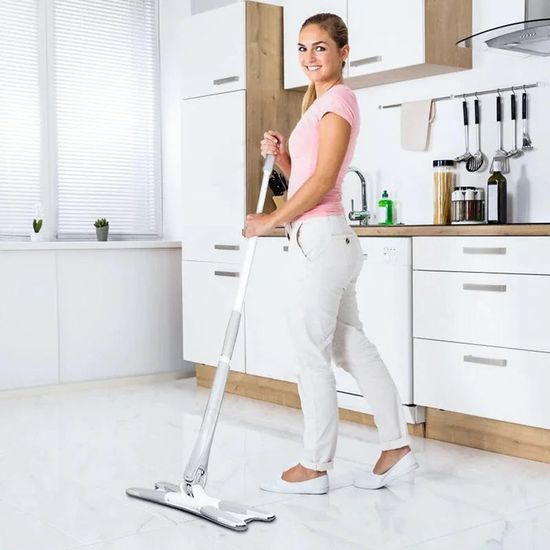 Mop Multifuncțional cu Stoarcere Rapidă: Curățenie Eficientă pentru orice Suprafata cu X-Mop