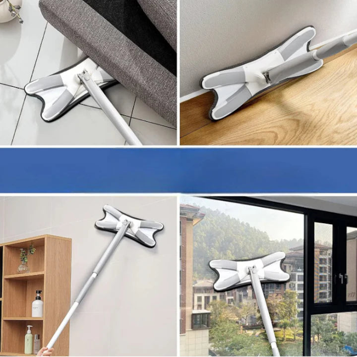 Mop Multifuncțional cu Stoarcere Rapidă: Curățenie Eficientă pentru orice Suprafata cu X-Mop