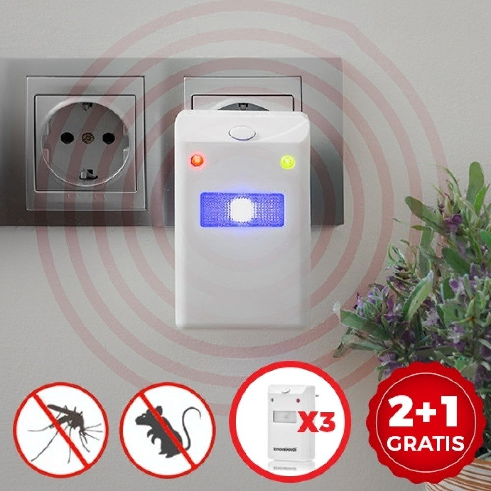 Pachet 2+1 Gratis: Aparate Anti Daunatori - Insect Repeller Plus - Protecție Eficientă împotriva Insectelor