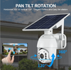 Camera de supraveghere wireless cu panou solar, 1080p, WiFi/4G, 355°, infrarosu
