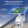 Camera de supraveghere wireless cu panou solar, 1080p, WiFi/4G, 355°, infrarosu