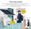 Camera de supraveghere wireless cu panou solar, 1080p, WiFi/4G, 355°, infrarosu