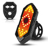 Semnal bicicleta cu stop si telecomanda wireless, incarcare USB