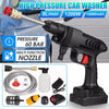 Aparat de spalat portabil cu acumulator, presiune 25 Bari, 8L/min - Auros