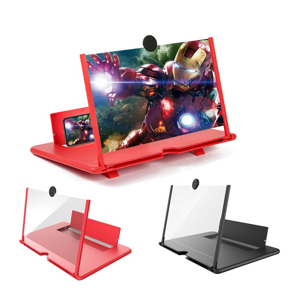 Suport si amplificator 3D, magnifiere ecran pentru telefon, 12 inch