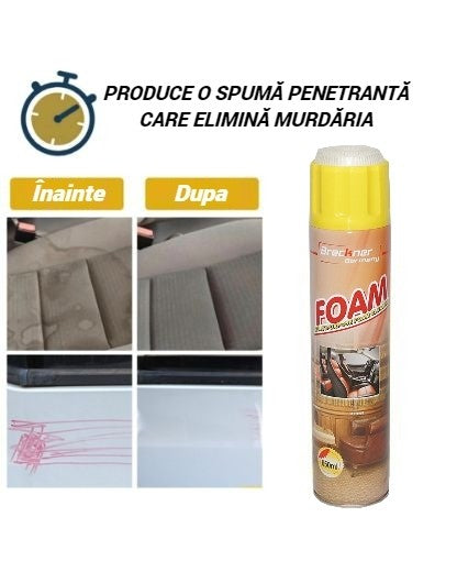 Spumă Activa Magică pentru Curățare Universală - Rezultate Garantate! - Auros