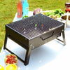 Gratar portabil din tabla pentru camping sau gradina 36x29x6.8cm - Auros