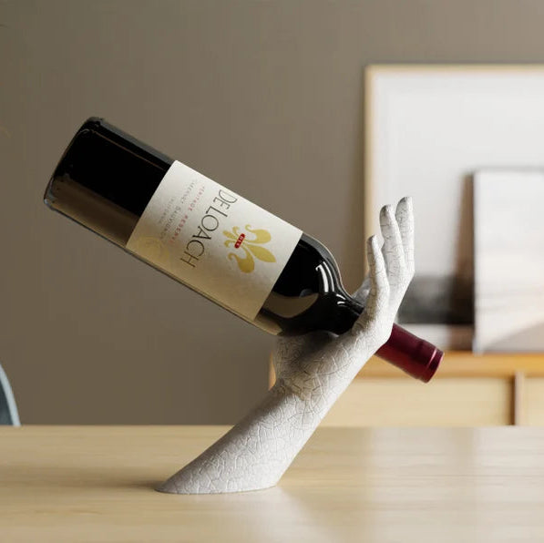 Suport Hand Gravity pentru sticla de vin