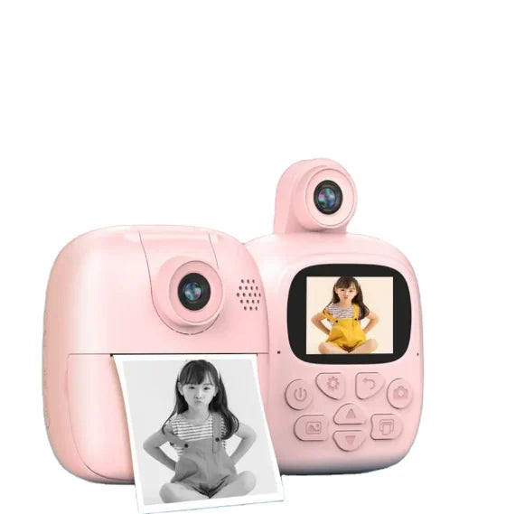 Mini Cameră Digitală pentru Copii - Imprimare Termică Instantanee, Recorder Video, Cameră de Buzunar Inteligentă