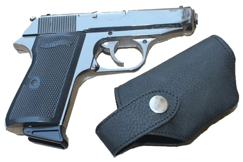 Brichetă Metalică Antivant, Model Beretta/Walter cu Toc din Piele PU
