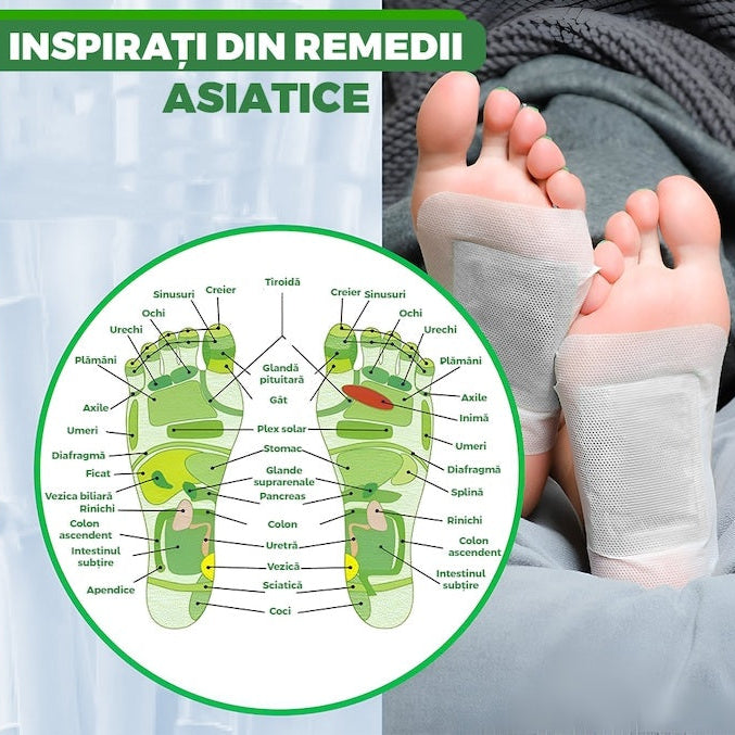 Set plasturi detox, homeopati pentru tratament: Curățare și revitalizare naturală