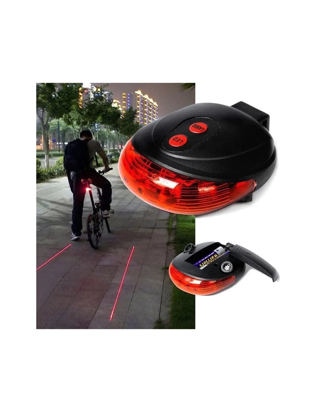 Stop Bicicleta cu Proiectare Laser pentru Vizibilitate Excelenta