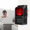 Aeroterma portabila Flame Heater 500 W, 2 niveluri temperatura, display digital