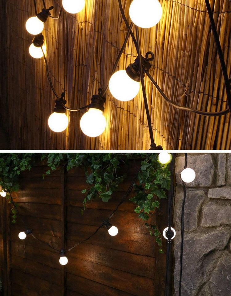 Ghirlanda luminoasa pentru gradina 10m, lumina calda (3000 K), protectie IP44, LED
