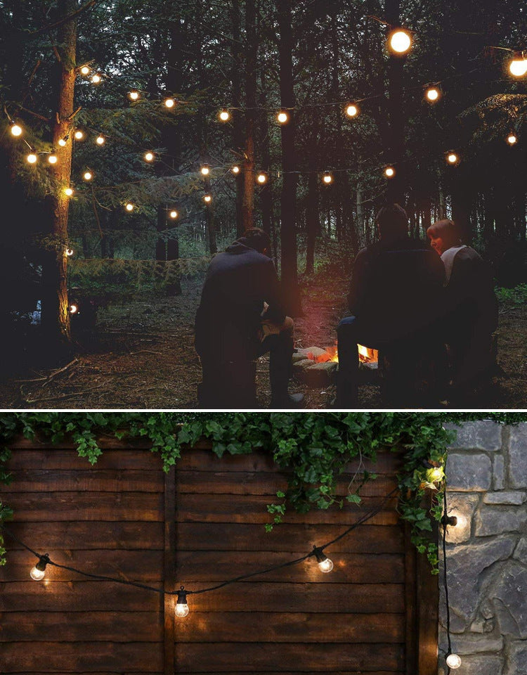 Ghirlanda luminoasa pentru gradina 10m, lumina calda (3000 K), protectie IP44, LED