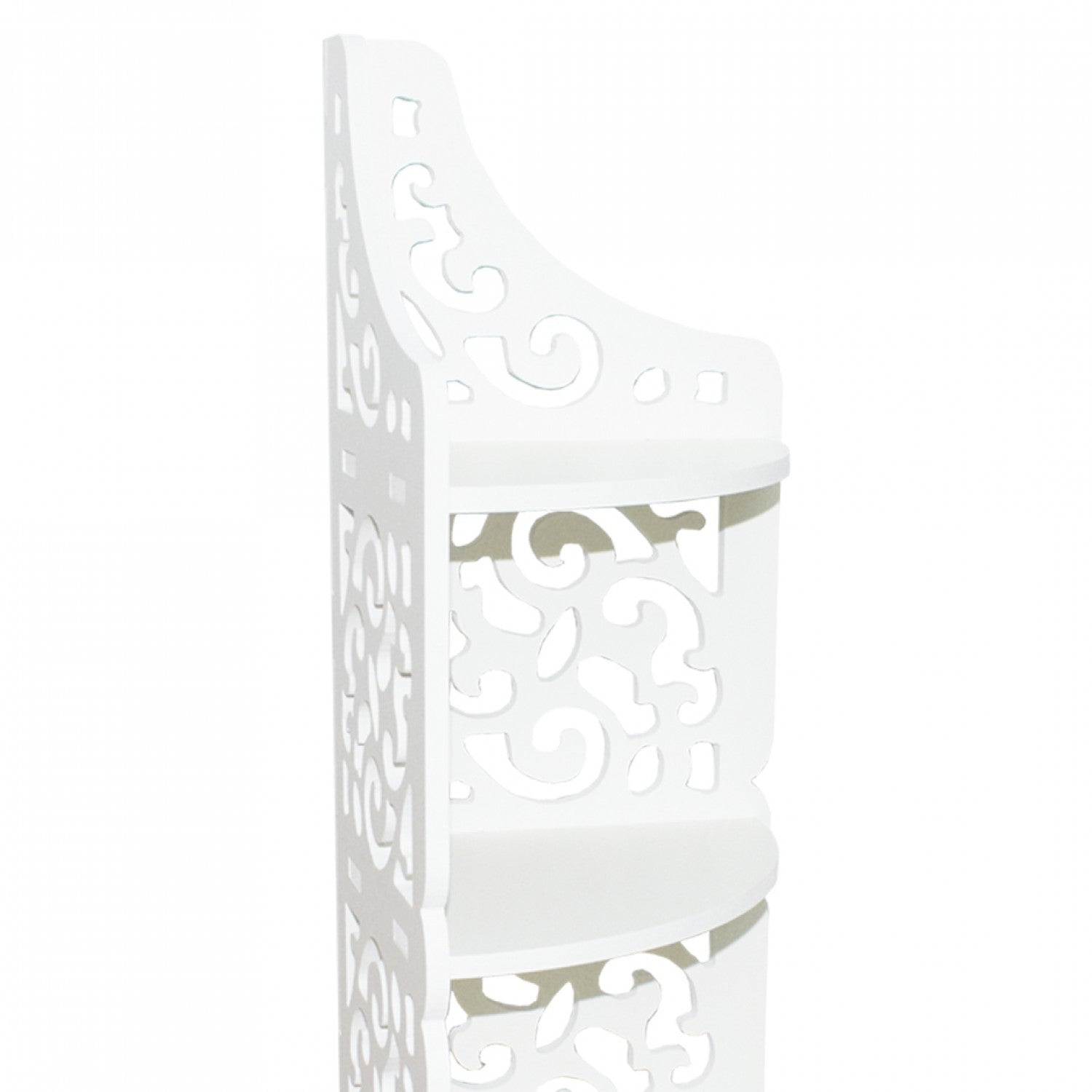 Etajera de colt decorativa cu 3 polite, 60 x 25 x 20 - Auros