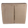 Dulap dublu textil pentru incaltaminte, 118 x 30 x 120 cm - Auros