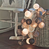 Instalatie luminoasa decorativa cu 40 globuri Cotton Ball, cu flash, 6m - Auros
