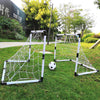 Set de joaca, 2 porti de fotbal cu pompa de umflat si minge de fotbal - Auros