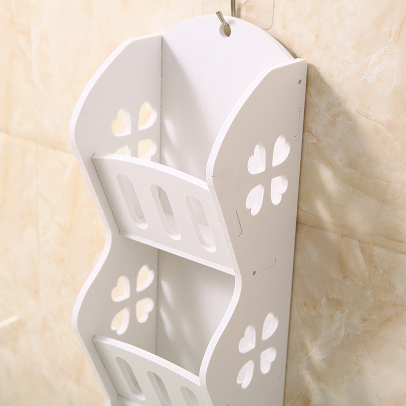 Etajera din PVC cu 3 rafturi, pentru baie - Auros