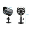 Sistem de supraveghere CCTV FULL HD, Kit DVR cu 4 camere exterior/interior, Hard Disk inclus