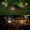 Set 2 Lampi solare artificii cu suport metalic, 100 LED, multicolor - Auros