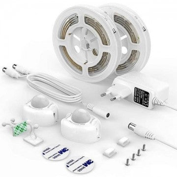 Kit banda led RGB cu 2 senzori programabili Iluminare pat - Auros