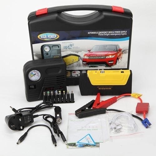 Robot pornire auto portabil, cu acumulator 50800 mAh + compresor auto - Auros