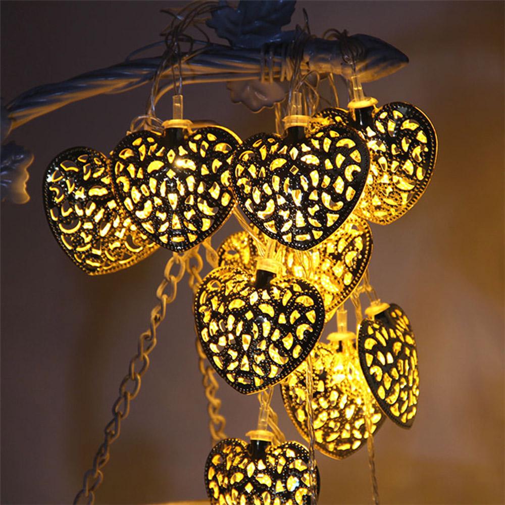 Instalatie LED pentru Craciun cu 20 figurine aurii, 4m, culoare alb cald