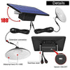 Set panou solar cu 2 becuri LED cu aplica, telecomanda, 50W - Auros