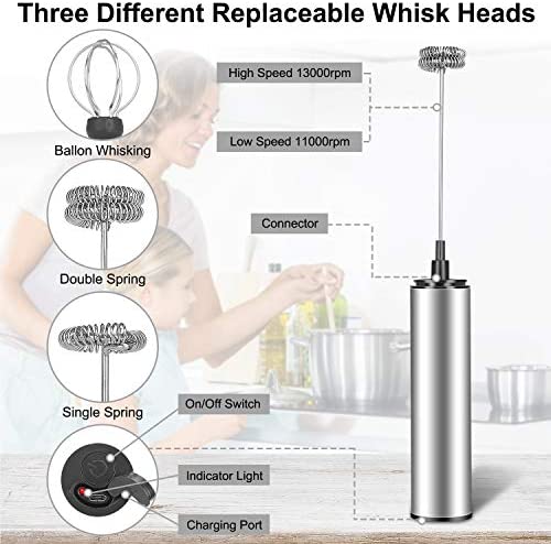 Mixer electric pentru lapte si dispozitiv pentru spalat pahare - Auros