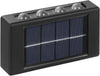 Set 2 lampi solare de perete cu iluminare sus si jos 8 leduri - Auros