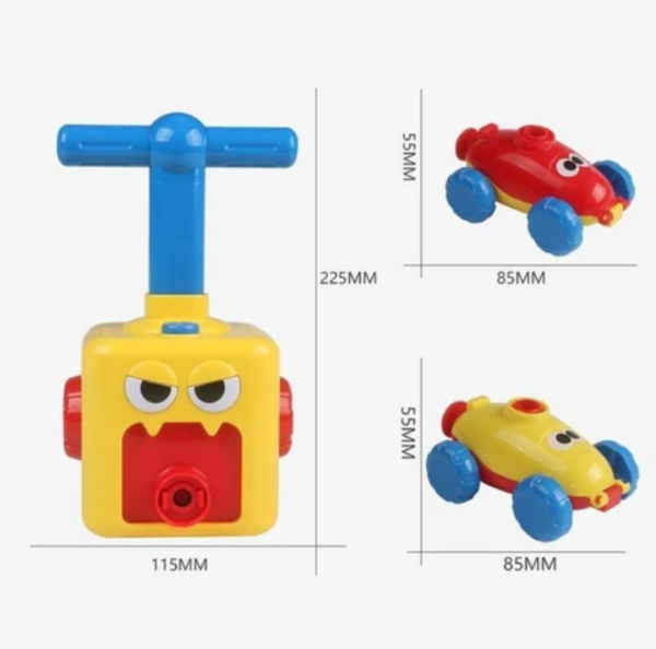 Joc pompa Balloon Car air power cu lansare inertiala - Auros