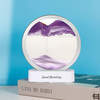 Lampa decorativa tip clepsidra, nisipuri miscatoare, Moving Sand Art - Auros