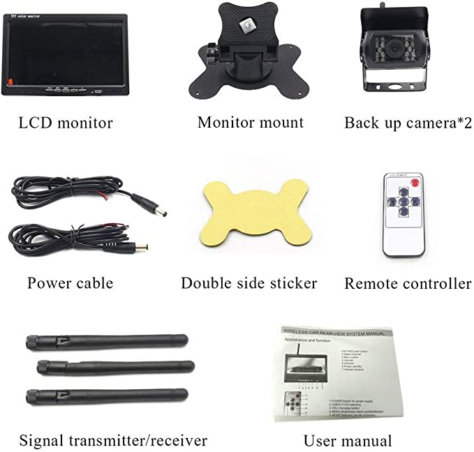 Kit pentru marsarier cu camera AHD si display de 7", camioane, autocare, bus-uri