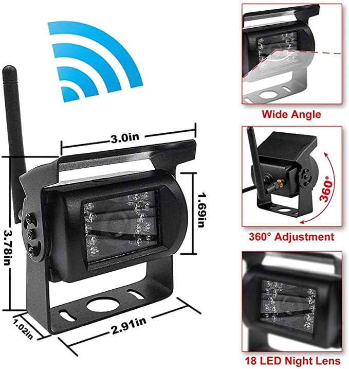 Kit pentru marsarier cu camera AHD si display de 7", camioane, autocare, bus-uri