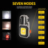 Lanterna LED tip breloc cu dispozitiv spargere geamuri, surubelnite, cheie, deschizator sticle Q-D911 - Auros