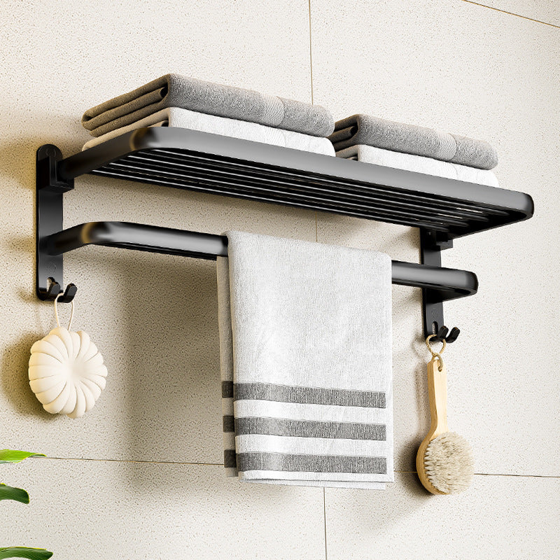Set 7 piese accesorii pentru baie, negru mat - Auros