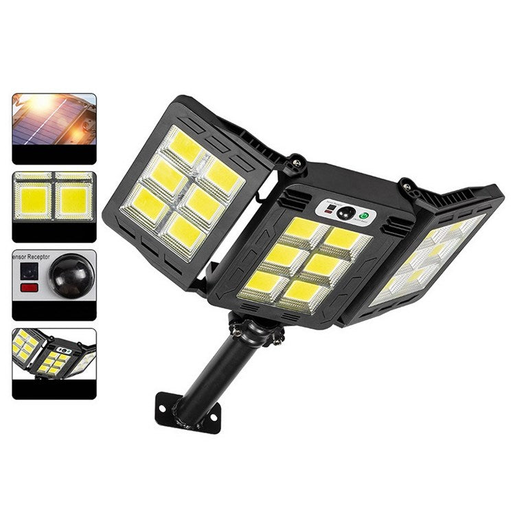Lampa solara tripla W786-6 COB - Auros