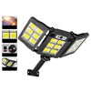 Lampa solara tripla W786-6 COB - Auros