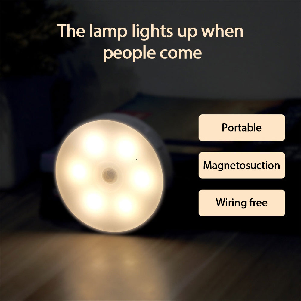 Set 3 x Lampa de veghe cu inductie, incarcare USB - Auros