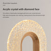 Lampa Diamond Crystal LED cu 3 temperaturi de culoare, alb rece, alb cald, neutru, culoare auriu - Auros